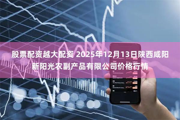 股票配资越大配资 2025年12月13日陕西咸阳新阳光农副产品有限公司价格行情